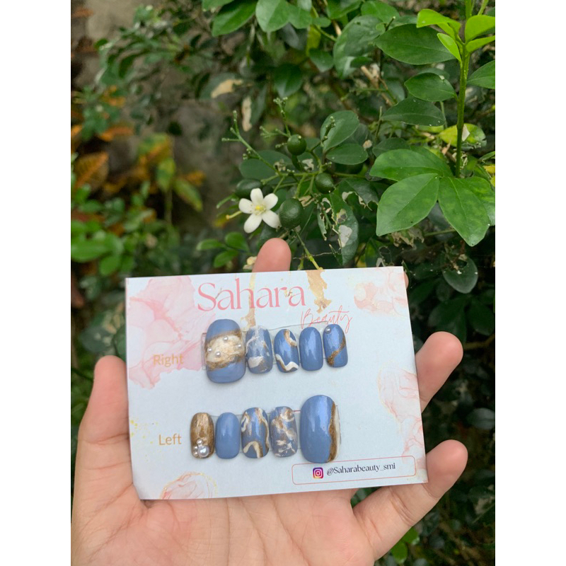 kukuPalsu-nailArt-biruMarble