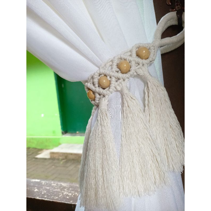 TALI GORDEN MACRAME MANIK KAYU