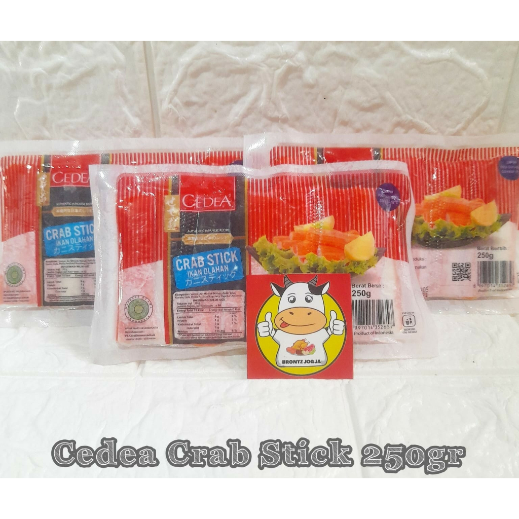 

CEDEA CRAB STICK 250GR - FROZEN FOOD - BRONTZ JOGJA