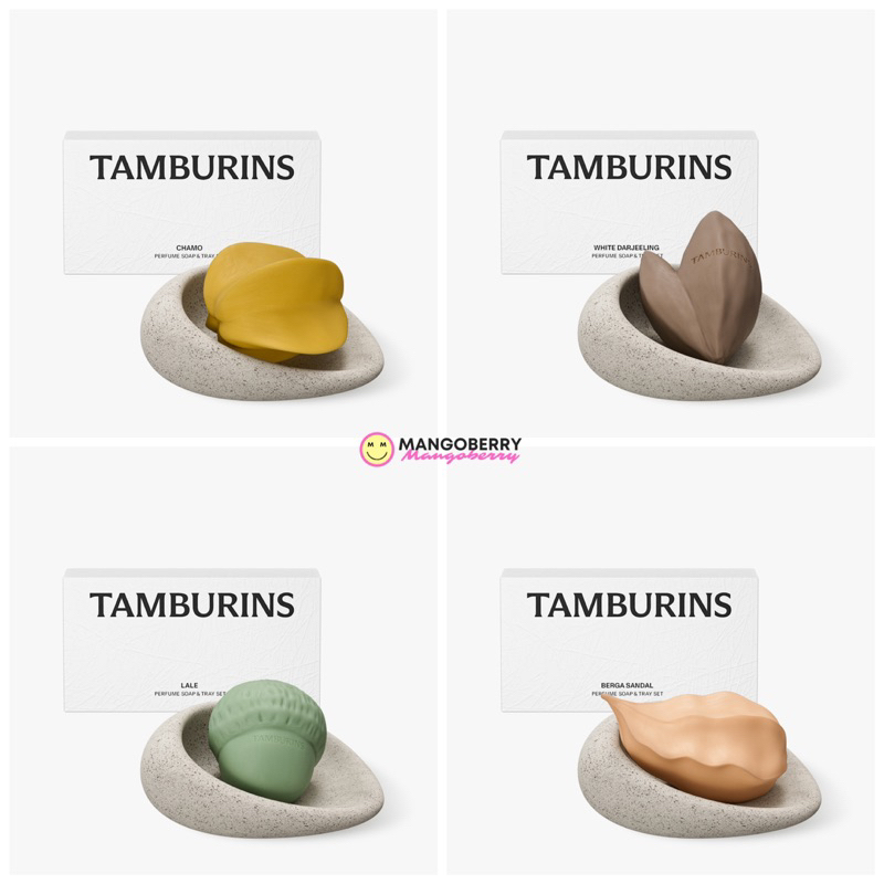 TAMBURINS - Perfume Soap &amp; Tray Set