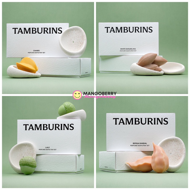 TAMBURINS - Perfume Soap &amp; Tray Set