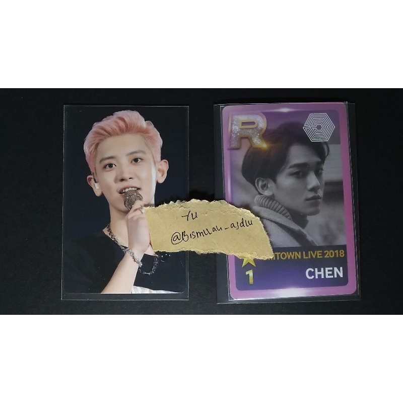Photocard Chanyeol exploration  Chen rcard