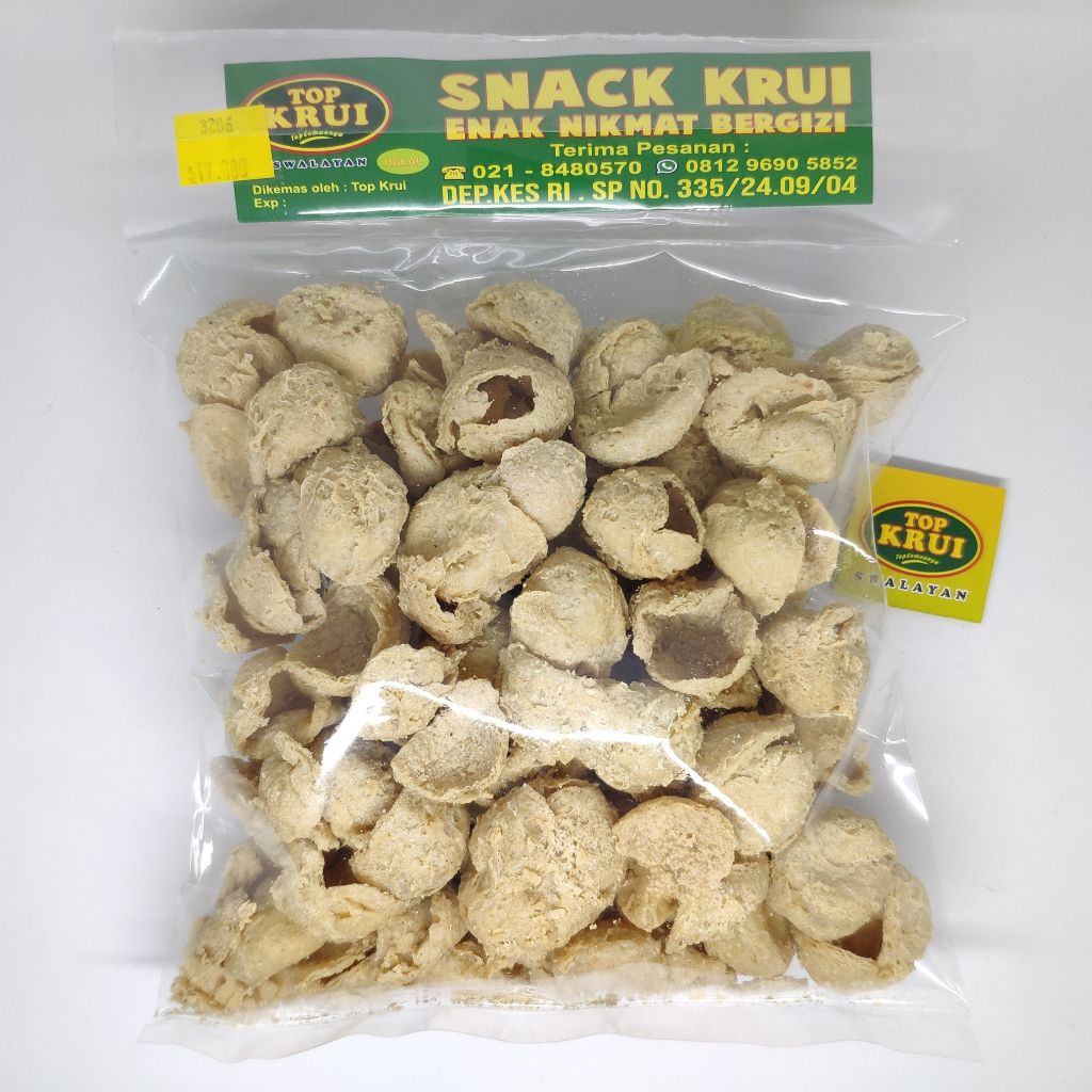 

Keripik Tahu Bulat Gurih/ Kulit Tahu/ kerupuk Tahu