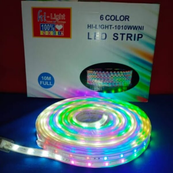 LAMPU LED STRIP HI-LIGHT 1010 10M FULL LED STRIP RGB