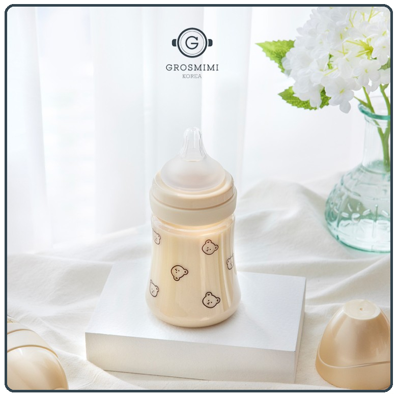 Grosmimi PPSU Dotgom Feeding Bottle | Botol Susu Bayi