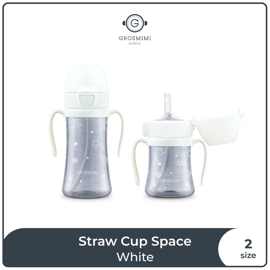 Grosmimi PPSU Space Straw Cup | Botol Minum Anak