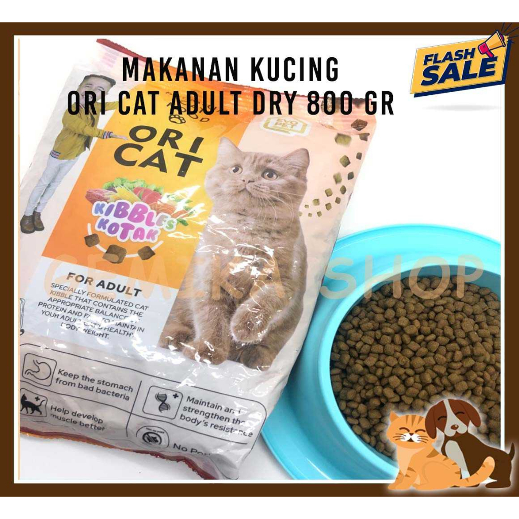 ORI CAT 800GR MAKANAN KUCING PREMIUM ORICAT / CAT FOOD