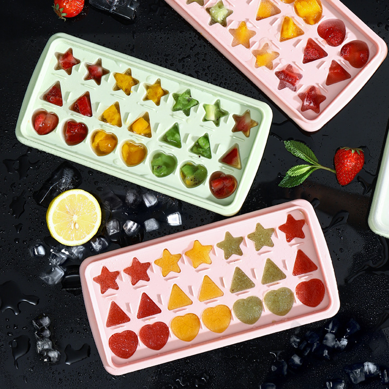 CETAKAN ES BATU JELLY SILIKON TUTUP LA150RD ICE CUBE TRAY PRAKTIS SERBAGUNA PENCETAK AGER PUDING COKLAT PERMEN GUMMY MURAH IMPORT