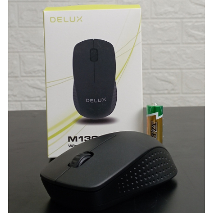 ITSTORE Delux Optical Mouse Wireless Tanpa Kabel M136 Original