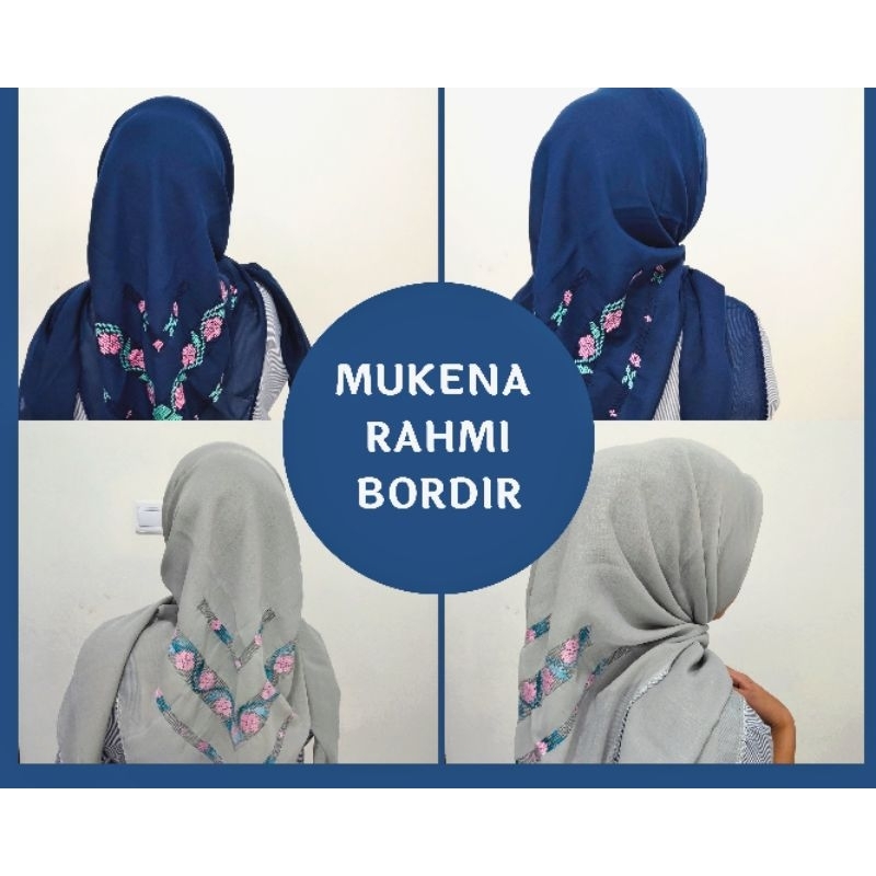 Hijab Sulam Terawang Pinggir Rajut Khas Bukittinggi