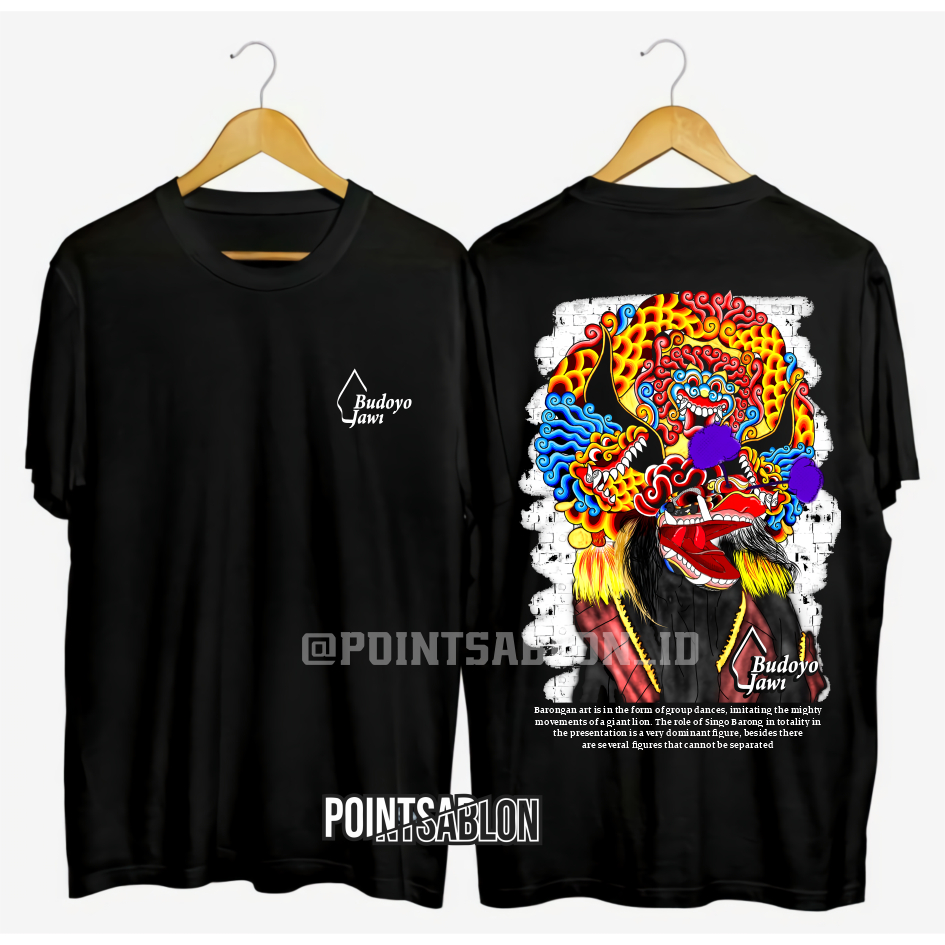 Kaos Barong Budoyo Jawi Kaos Budoyo Jawi Nusantara Kaos Singo Barong Kaos Jaranan Budoyo Jawi