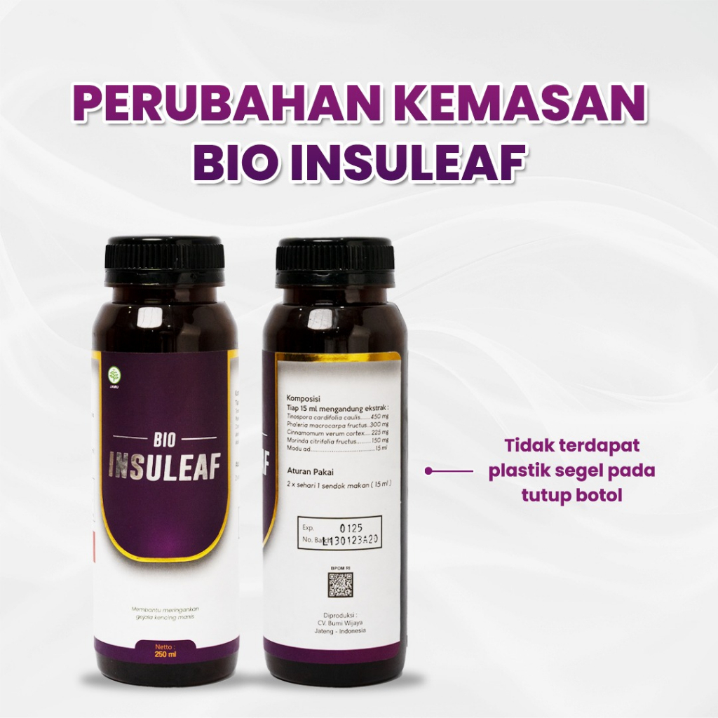 Bio Insuleaf - 100% Oiginal Turunkan Kolesterol Gula Darah Atasi Kencing Manis Disfungsi Ere-ksi Pria Diabetes Melitus Cegah Gagal Ginjal