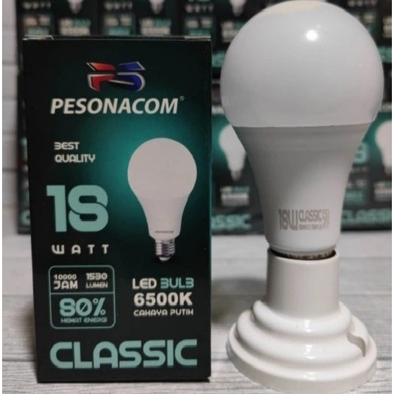 Barangunik2021 -Bohlam Lampu LED Bulb Rumah Kantor SNI Classic Termurah Pesonacom  18w 23w