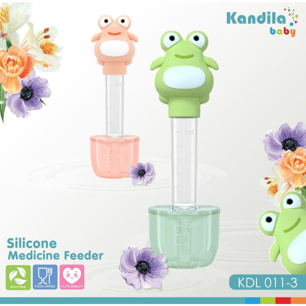 Kandila Baby KDL011-3 Silicone Medicine Feeder Alat Bantu Minum Anak