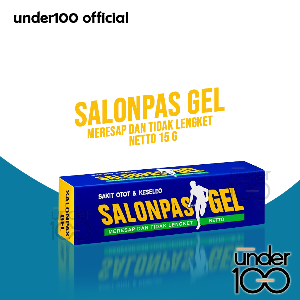 ❤ Under100 ❤ Salonpas Gel Sakit Otot &amp; Keseleo 15g | Salon Pas BPOM