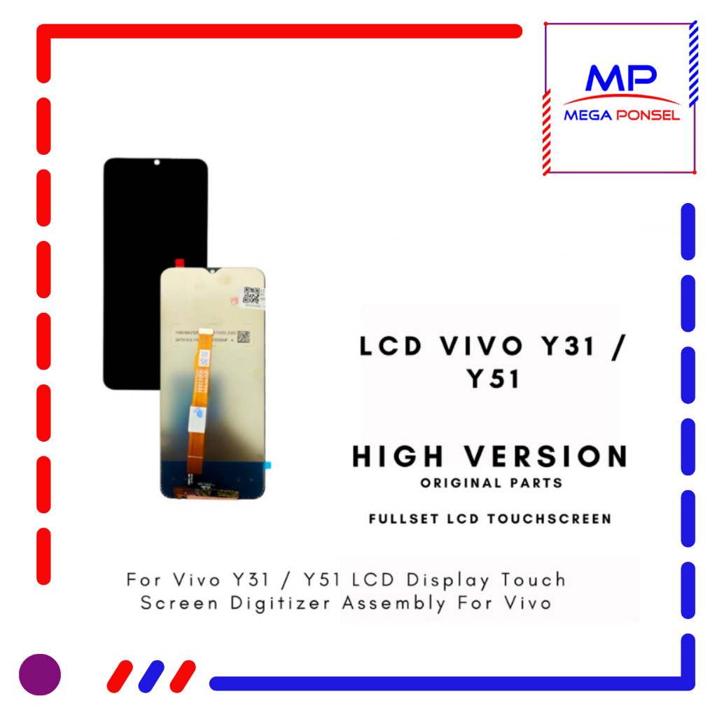 LCD Vivo Y31 / LCD Vivo Y51 2020 / LCD Vivo Y53S Fullset Touchscreen