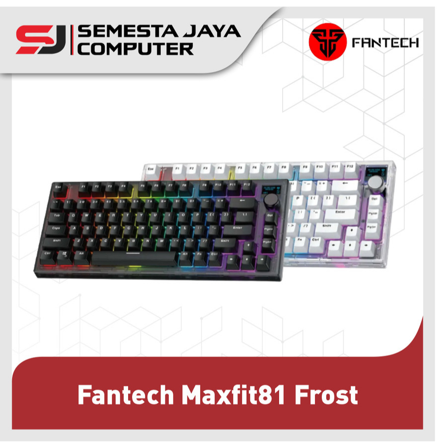 Fantech Maxfit81 Frost Wireless ABS Outemu Switch 75% Keyboard MK910