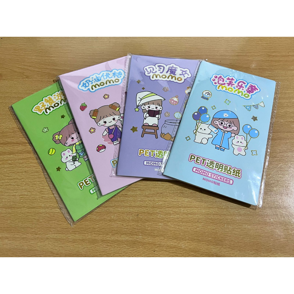 

( CLS ) Stiker Amplop Momo Stiker 2D ( 1 Book Isi 8 Lembar )
