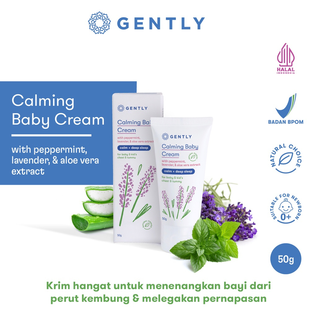 Gently Calming Baby Cream | Krim Penghangat dan Pereda Kolik Bayi