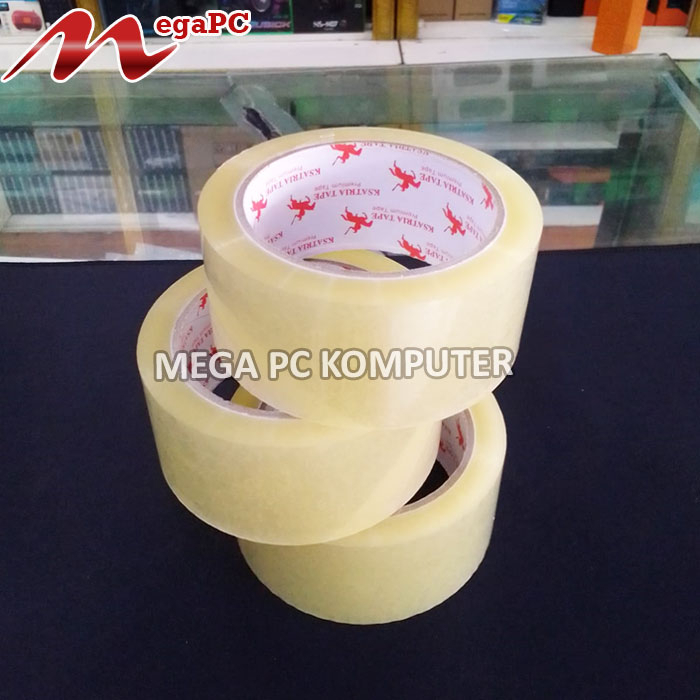 Lakban Bening 90 Yard 48 mm Perekat