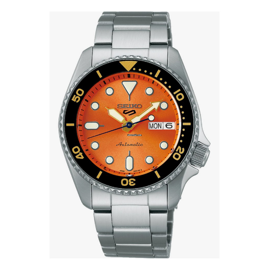 Seiko 5 Sports SRPK35K1 SKX Midi Orange - Jam Tangan Pria SRPK35