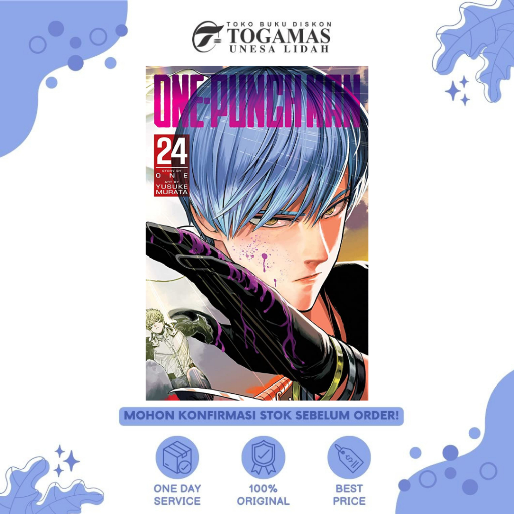 KOMIK ONE PUNCH MAN 22, 23, 24 KARYA ONE, YUSUKE MURATA