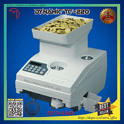 

DYNAMIC TC 220/Mesin Hitung Uang/Mesin Laminating/Mesin Penghancur Kertas/Cash Box/Jilid/Stapler