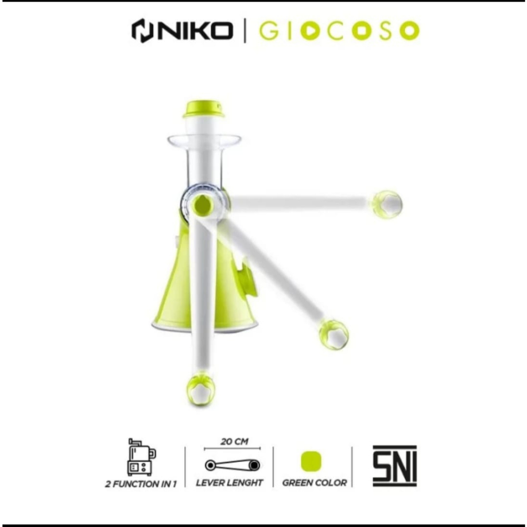 NIKO GIOCOSO 2IN1 ICE CREAM MAKER AND JUICER