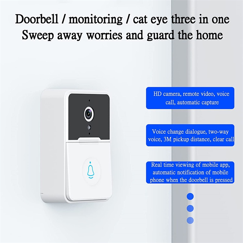 Video Doorbell Bel Rumah MLG001 Wireless Waterproof Bel Lonceng Pintu Door Home Bell