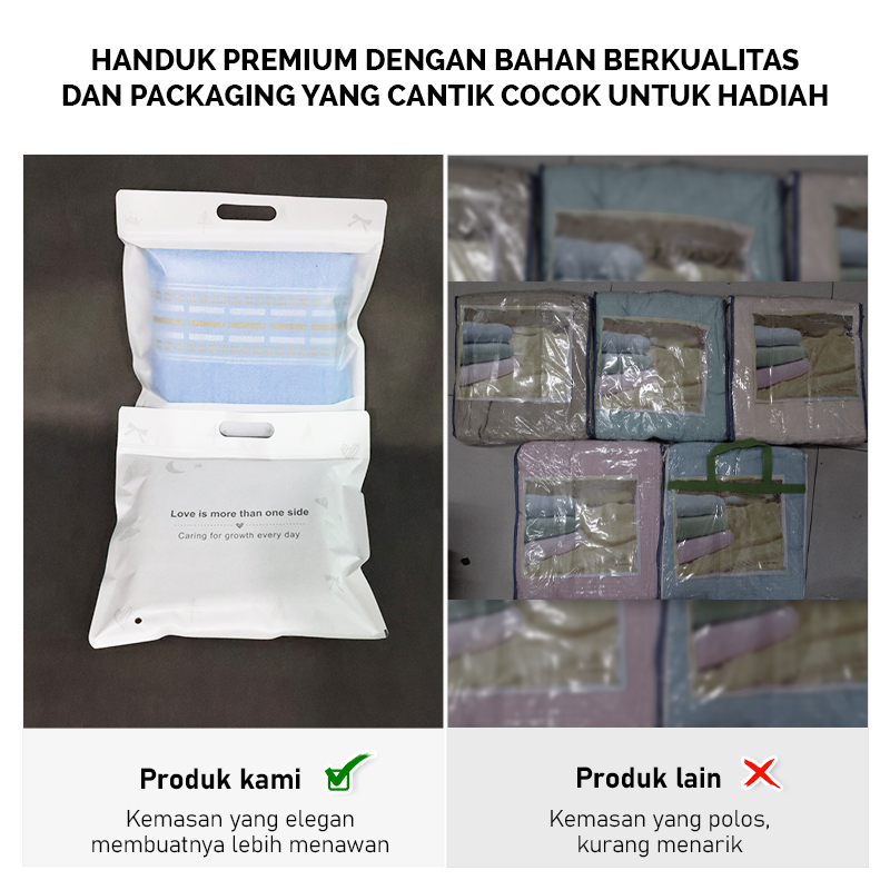 Handuk Mandi Dewasa Tebal Premium Ukuran 70cm x 140cm - Handuk Mandi 100% Katun Berdaya Serap Tinggi / Handuk Dewasa J3A5