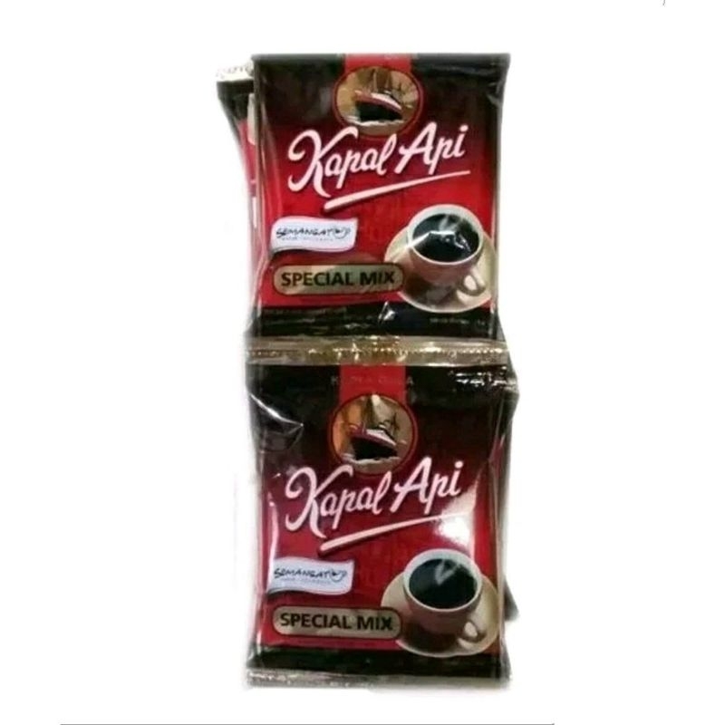

Kapal Api Special Mix Kopi 1Renceng isi 10 X23 gram – Praktis & Kaya Rasa