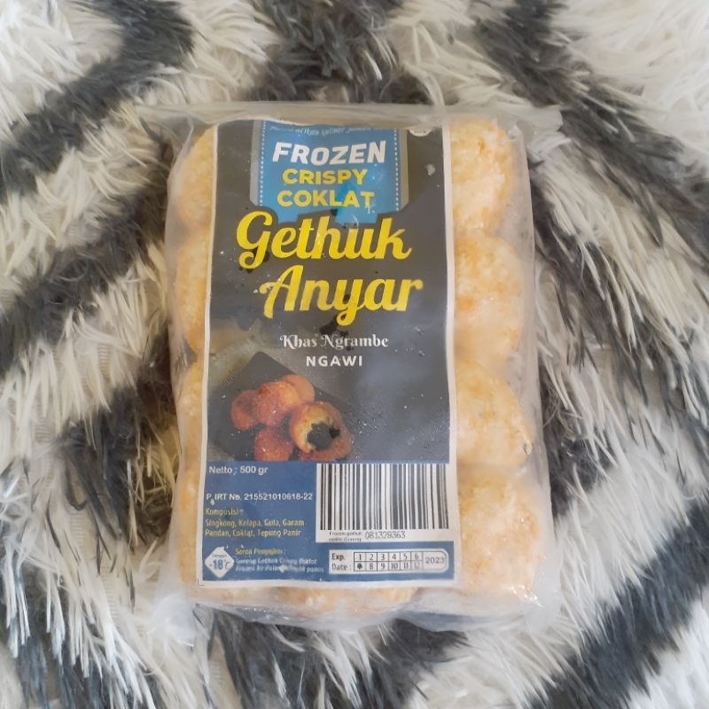 

Getuk Anyar Frozen isi coklat