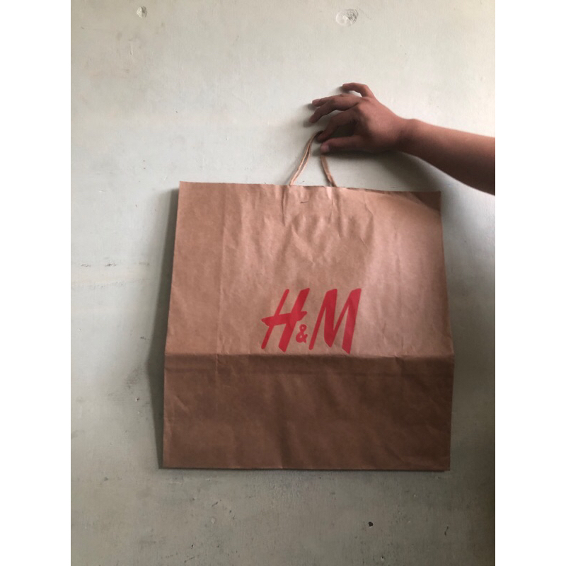 

preloved paper bag h&m