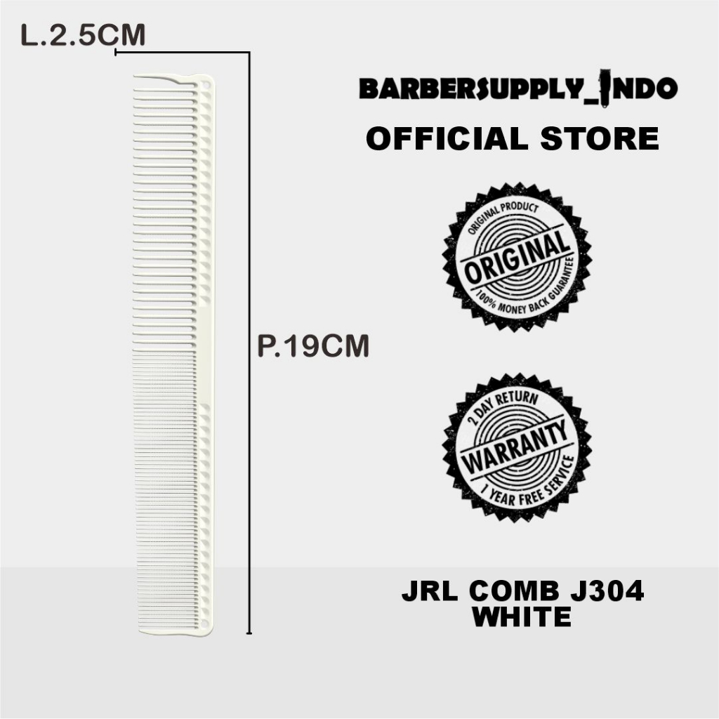 JRL CUTTING COMB SISIR POTONG RAMBUT SISIR PARTING J304