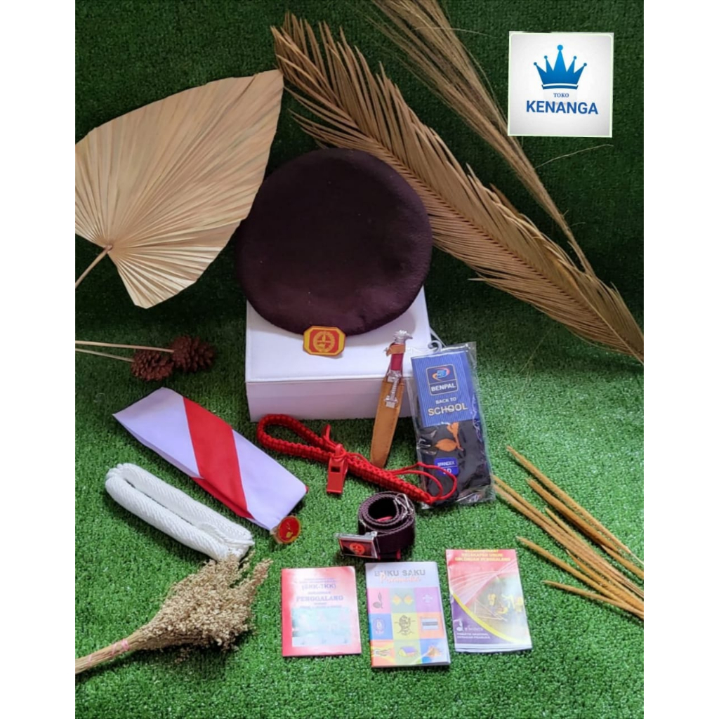 Atribut pramuka Siaga penggalang SD  lengkap laki laki perlengkapan pramuka sekolah SD atribut pramu