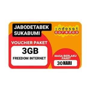 VOUCHER INDOSAT FREEDOM INTERNET 3GB