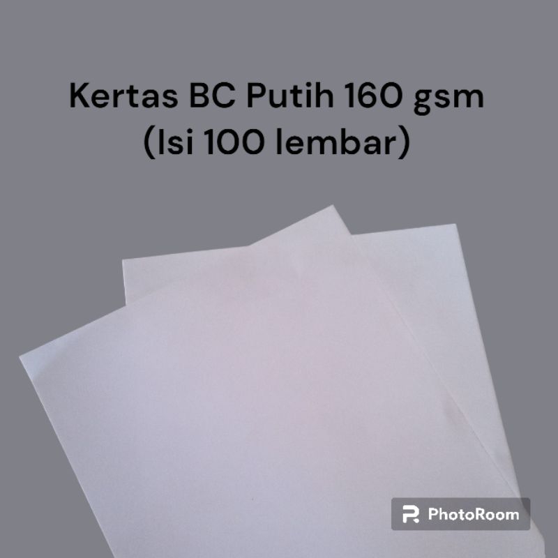

HJK Kertas BC Putih 150 gsm Ukuran F4/A4 (Isi 100 lembar)