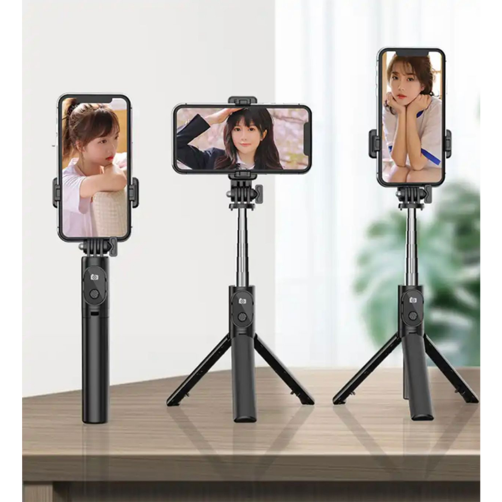 TRIPOD TONGSIS SELFIE ALL IN 1 P20S DENGAN REMOTE BLUETOOTH