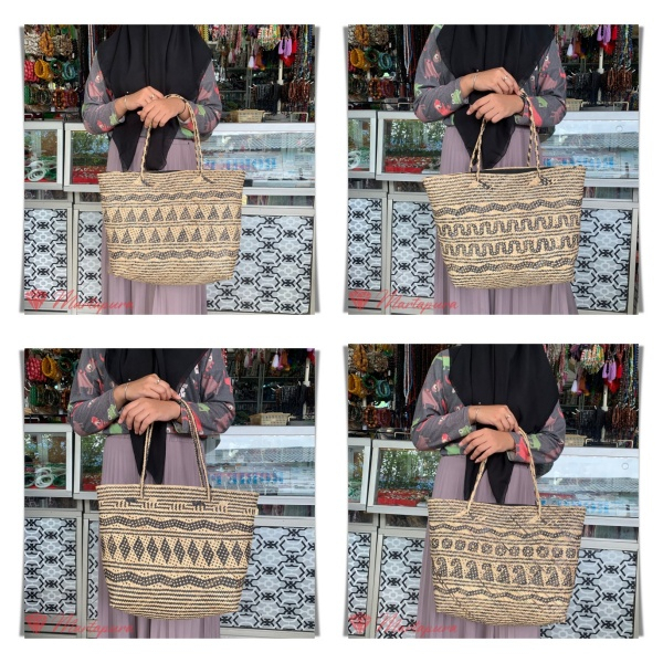 TAS0740 Tas Anyaman Rotan Khas Kalimantan
