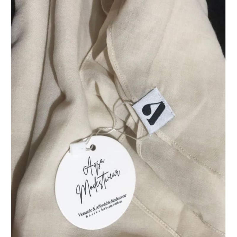 (NEW WITH TAG) VOAL TWO WAY NUDE by aqsamodestwear | bukan sunday maxi aqsa voal syari premium panja