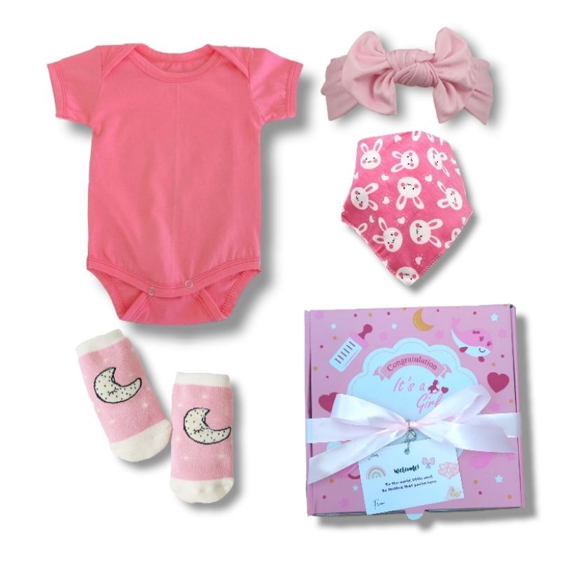 Hampers baby gift/ kado lahiran bayi perempuan/jumper set girl