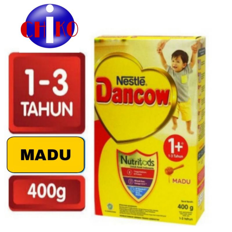 SUSU FORMULA DANCOW 1+ MADU 400 GRAM