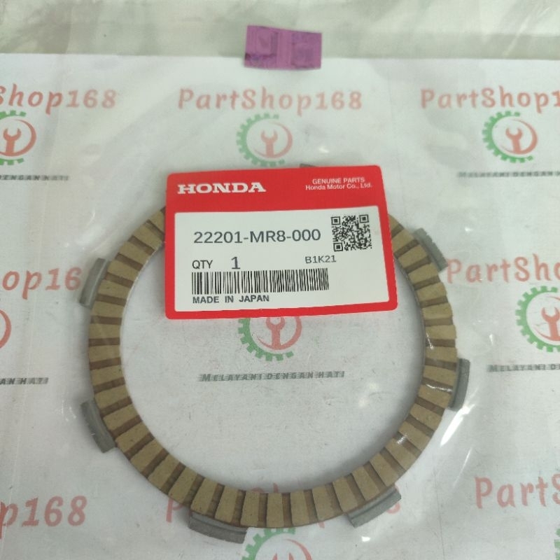 Kampas Kopling Disk Clutch Friction MEGAPRO MONOSHOCK VERZA 22201-MR8-000