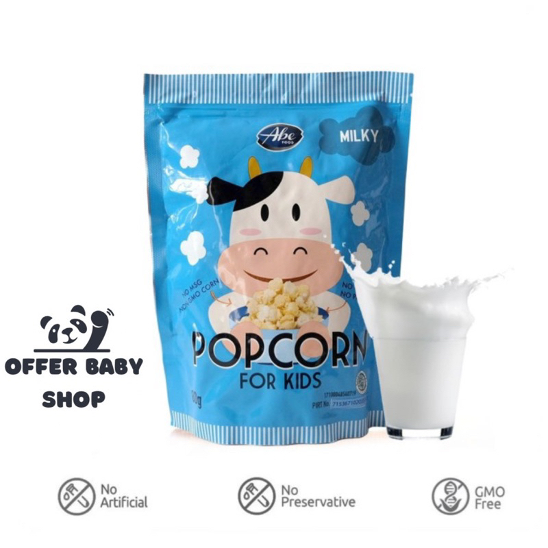 

abe food popcorn for kids - Milky 80gr