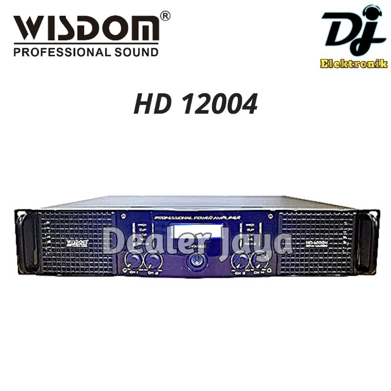 Power Amplifier Wisdom HD 12004 / HD12004 - 4 channel