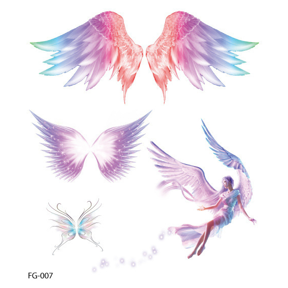 CSP151 – Water Tattoo Fairy Tale Butterfly Flower Temporer Cosplay Instan