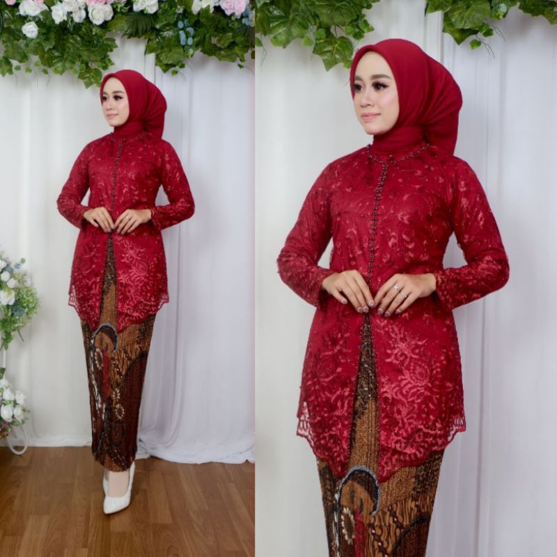 NEW PRODUK//TUNIK BORDIR PAYET//SERAGAMAN KELUARGA//BAJU PESTA LAMARAN//KEBAYA WISUDA//BAJU KONDANGAN//BAJU LEBARAN//KEBAYA MODERN//KEBAYA ORIGINAL//BY ALEETA KEBAYA//MDHBROTHER