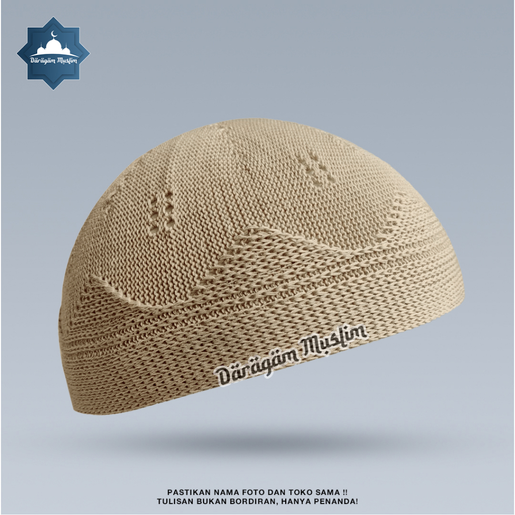 Peci Polos Turki Rajut - Peci Rajut Import