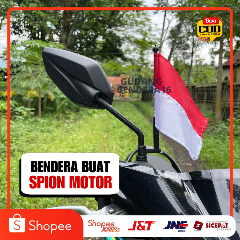 BENDERA MERAH PUTIH BUAT SPION MOTOR