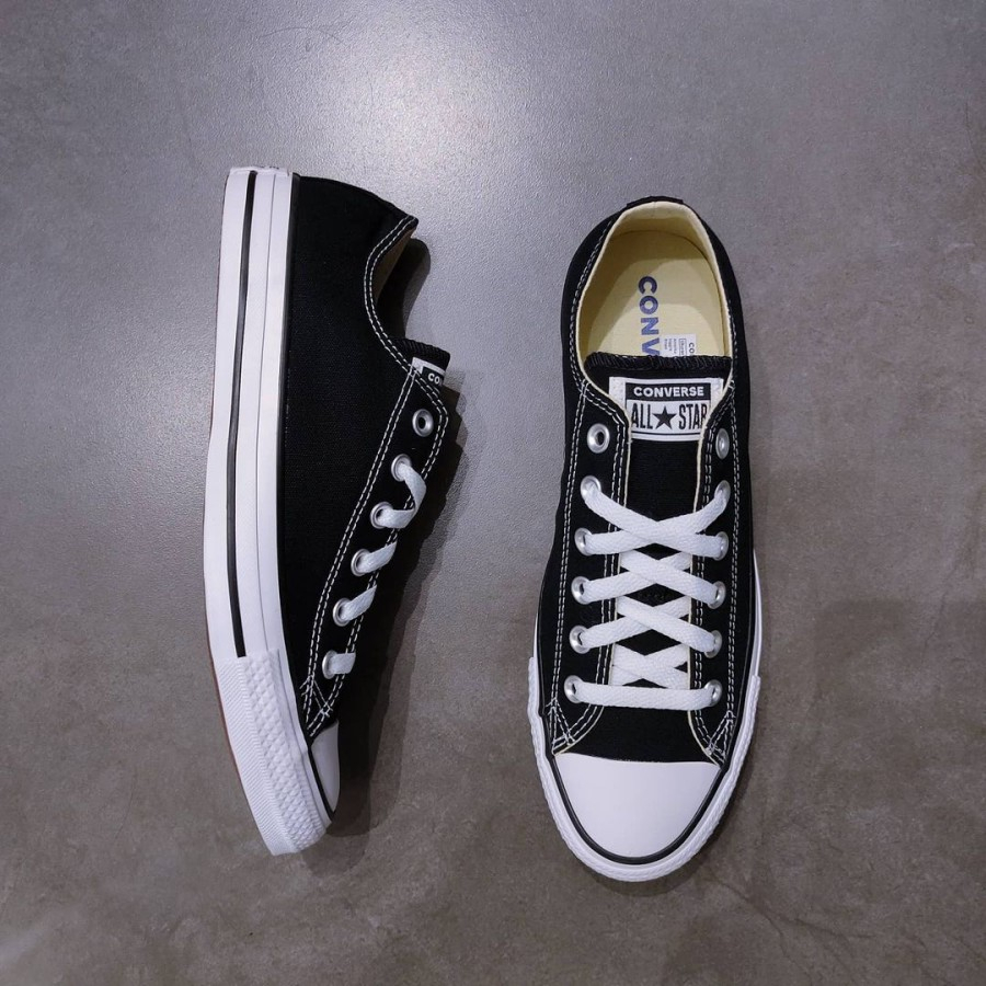 [COD] Promo sepatu sneakers allstar convers017 Petir Black Pria dan Wanita Cocok untuk Sekolah